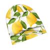 Watercolor Lemon Adult Knit Beanie with Style Fits Effortlessly Into Seasonal Wardrobes and Pairs Well with Jackets or Casual Looks