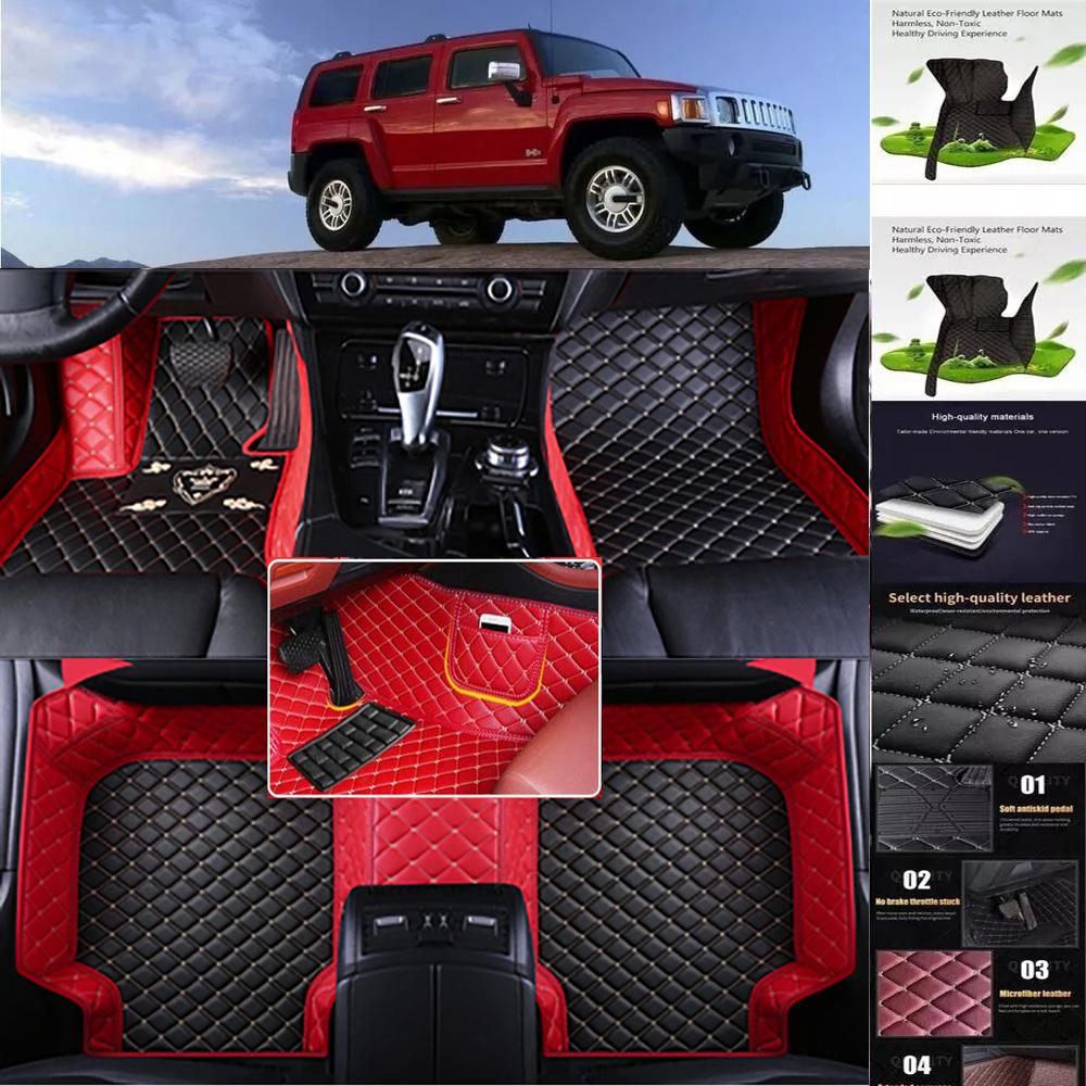 For Ssangyong Kyron Auto Leather Waterproof Custom Car Floor Mats Carpets Foot Coche Accessorie Floor Liner