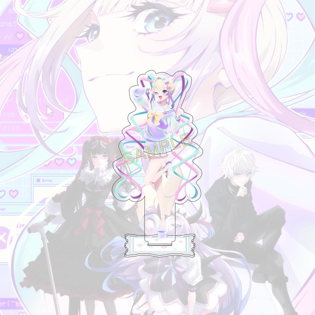 Anime NEEDY GIRL OVERDOSE 15 cm Acrylic Standing Figure Model Desktop Decoration Fan Collection Gift Keychain