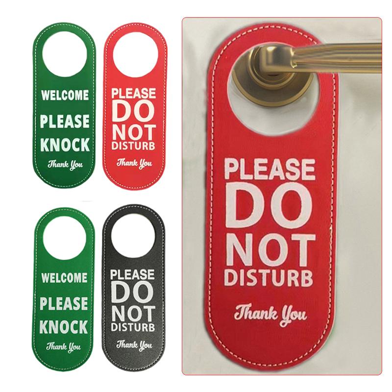 1pc Do Not Disturb Door Tags Door Sign Bar Hotel Mall Office New Beautiful Black Green Red Hanging Tag
