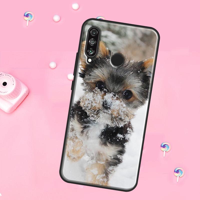 Mini Yorkshire Terrier For Huawei Nova 12i 7i 8i 11i 12s Y73 Y70 Y90 Y60 Y72 Y61 Y91 9 10 SE P30 Pro P40 Lite Case