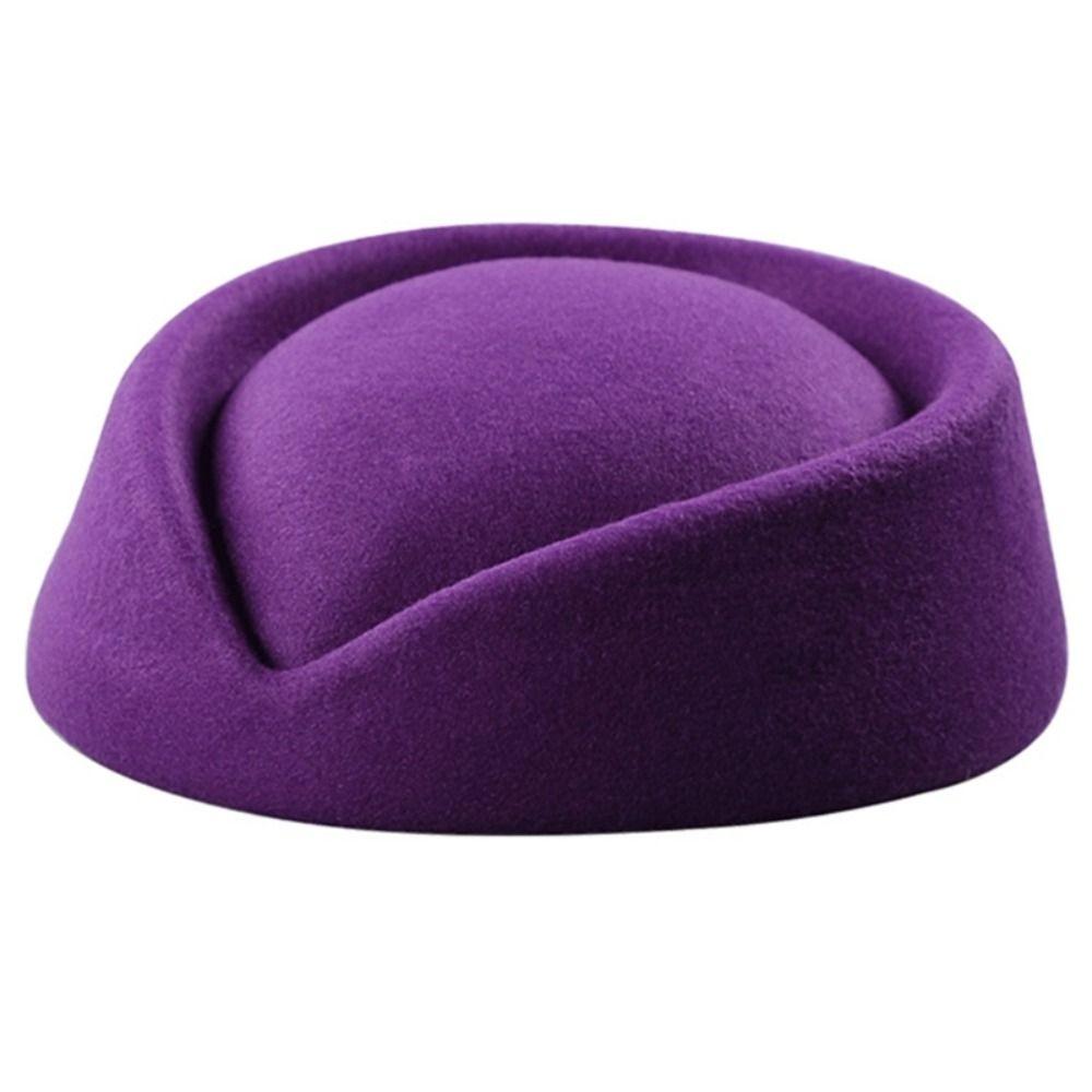 Vintage Looking Airline Stewardess Caps Pillbox Hat Uniform Stewardess Hat  Cosplay Costume