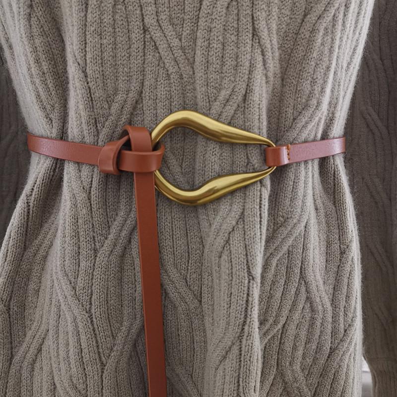 Waist Womens Leather Strap With Metal Buckle For Women Fashion And Daily Wear