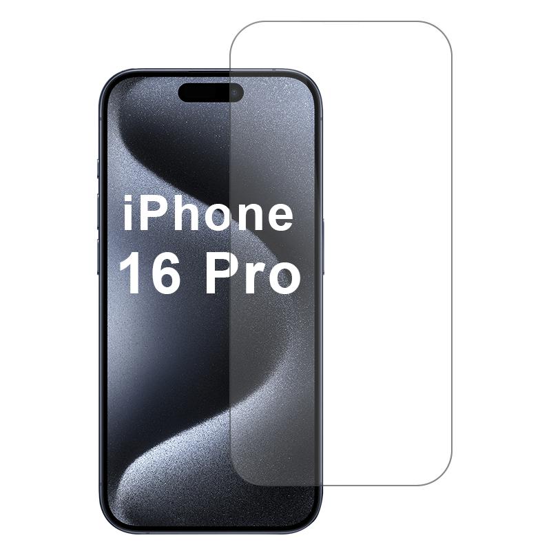

For iPhone 16 Pro Screen Protector High Aluminum-Silicon Glass 2.5D 9H Hardness Type A