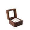 Wooden Earring Display Box Window Open Ring Display Box Jewelry Storage Box  Wedding Propose