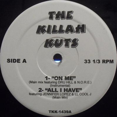 12inch Record VARIOUS - On Me TKK1439 The Killah Kuts 2002 US Rap & Hip-Hop/R&B Used