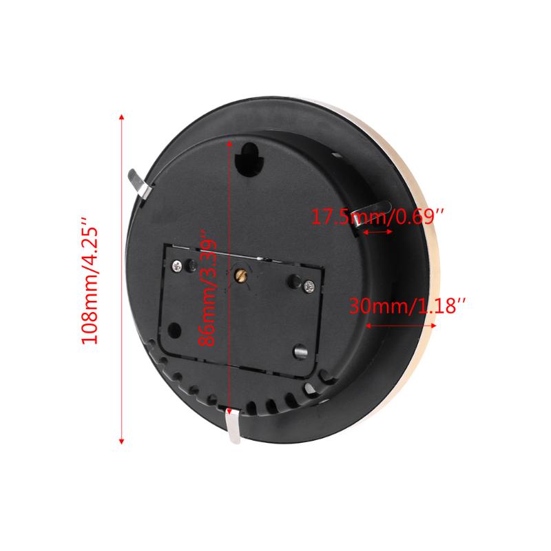 Barometro da Parete 108mm Quadrante Rotondo Prospettico Stazione Meteo Aria mmHg/hPa