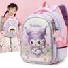 Zaino Scolastico per Bambini Cartoon Kuromi in Nylon Traspirante per Ragazze