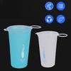 200Ml Tpu Soft Cups Collapsible Sports Water Bottle Outdoor Portable Water Cup Running Cycling Hiking Flexible Water Bag