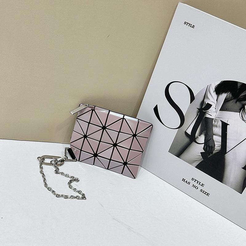 Geometric Women'S Storage Small Bag Key Bag Card Bag Coin Purse Women'S Wallet