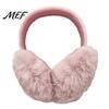 Cold Protection Ear Muffs for Daily Use Women's Winter Muffs, Soft Faux Rabbit Fur Warmers Thick Long Velvet Warmer Sports Commuting,