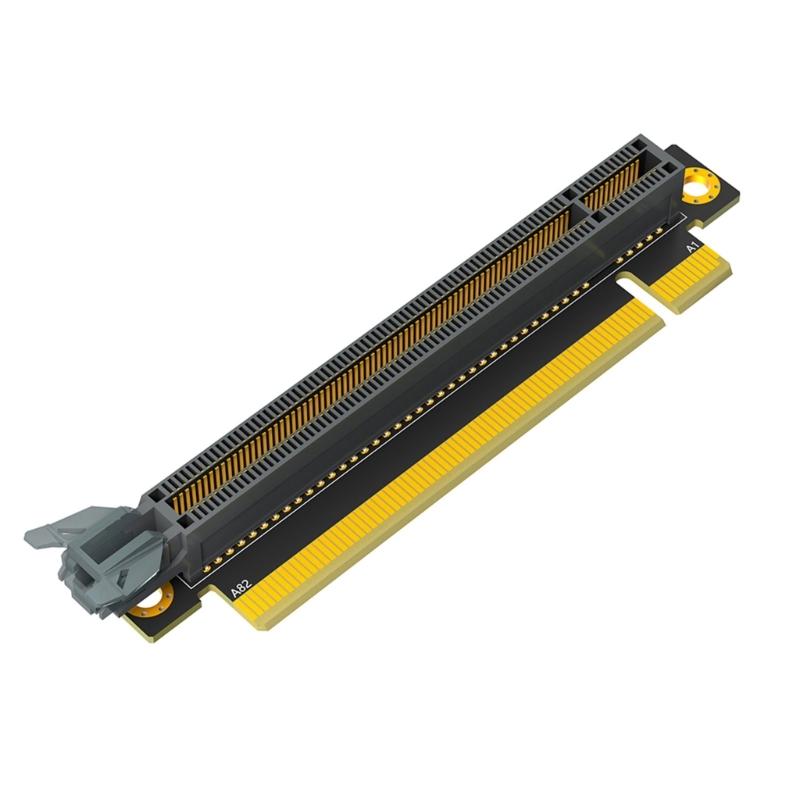 

Computer Expansion PCIE 16X to PCIExpress 16X 1U Reverse Raiser Card 90 Degree for Wide Use PCB Board 1