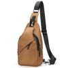 Men's breast bag Large capacity sports messenger bag Travel waterproof shoulder bag Functional wind Simple leisure