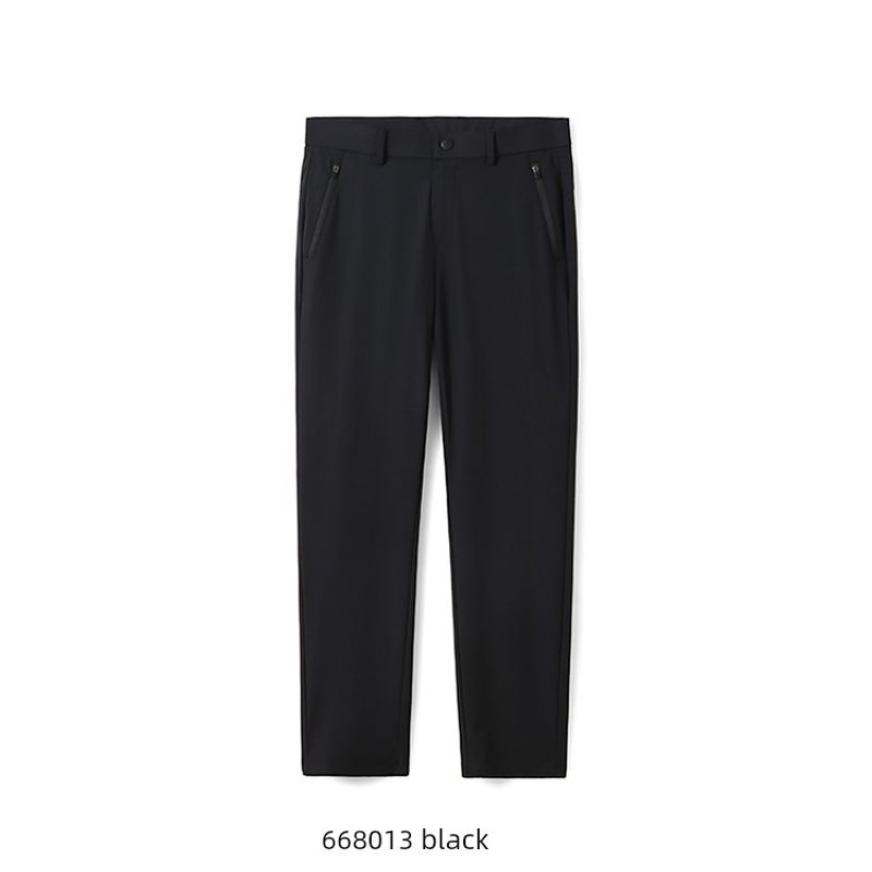 Outdoor Quick-Dry Cool Elastic Straight-Leg Business Casual Pants for Men, Summer Thin Style, Export Men's Pants with Drape Effect, Long Pants