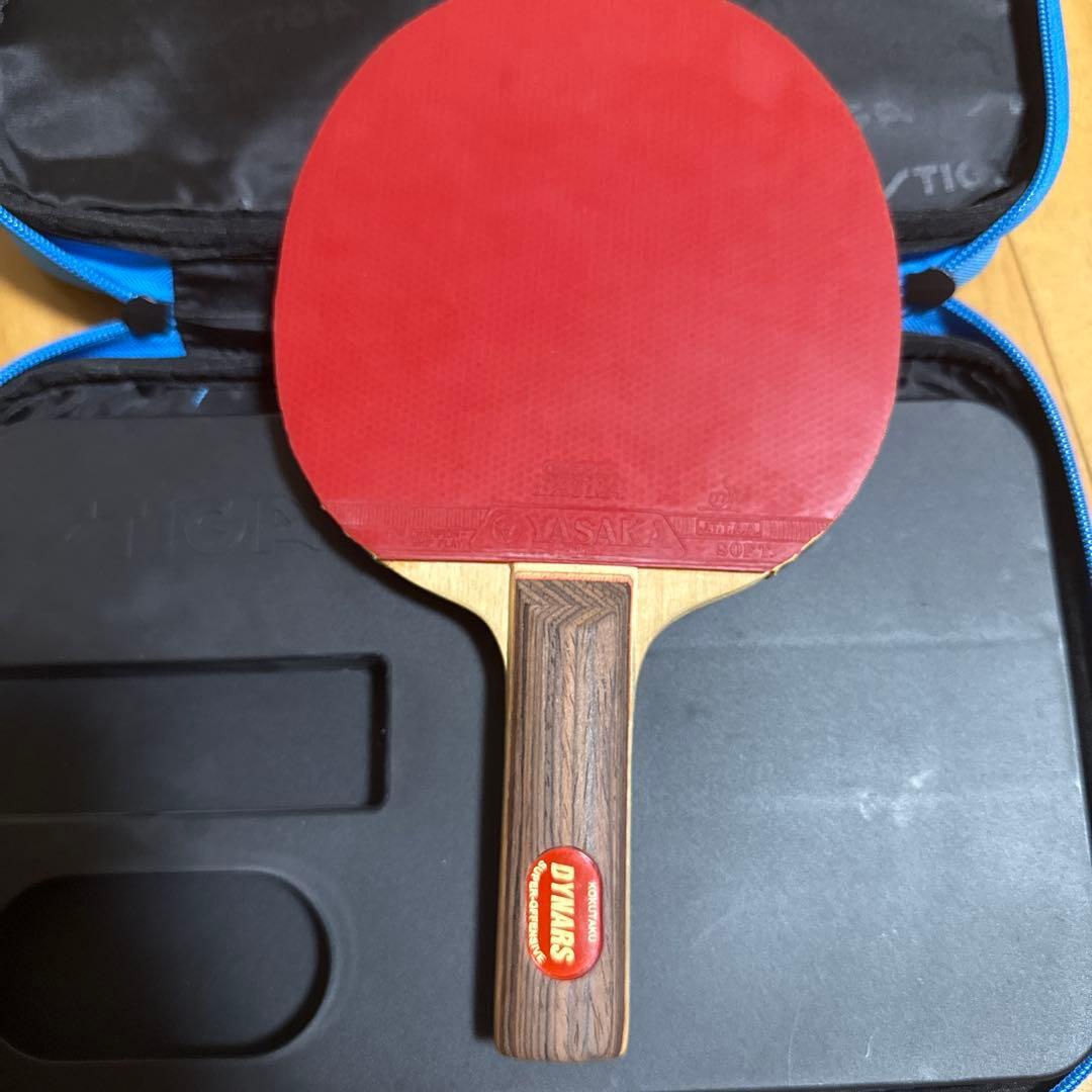 Used STIGA DYNARS table tennis racket red/black