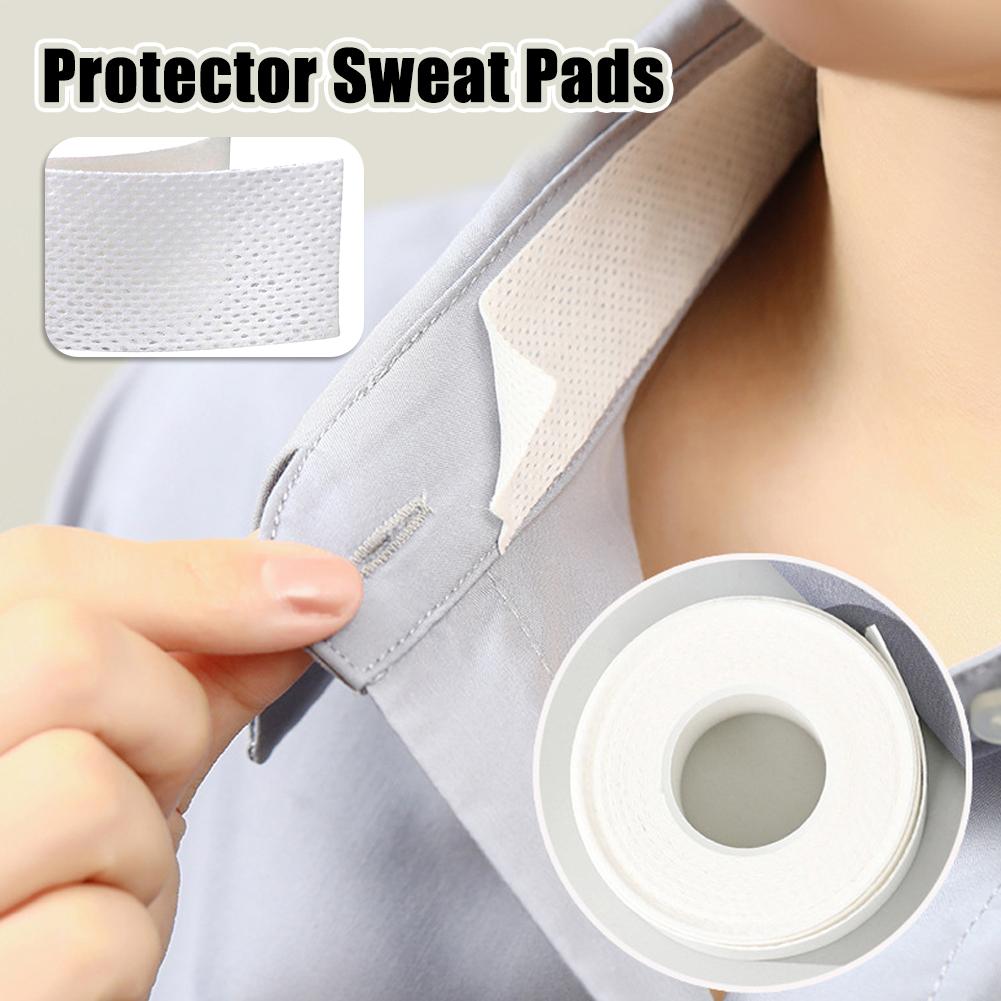 Einweg Unsichtbare Schweißpads Kragen Schweißabsorbierendes Pad T-Shirt Nackenkragen Absorbierende Aufkleber Unisex Hut Schweißresistentes Pflaster