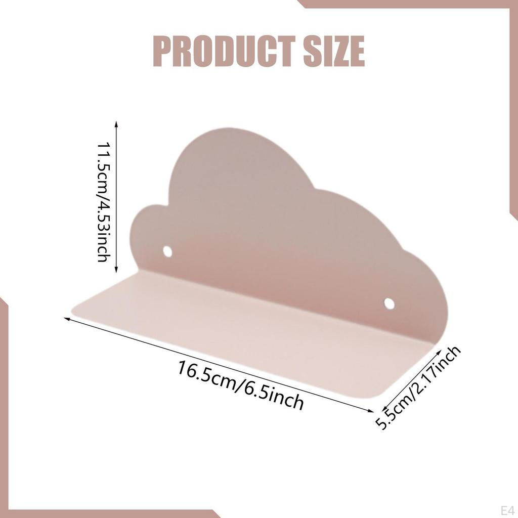 Display Shelf, Boho Shape Organizer, Hanging Bookshelf for Living Room Bedroom