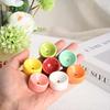 Ceramic Cylindrical Japanese Incense Burner & Tray for Home or Bedroom