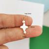 1 Piece Stainless Steel Pendant Charm Heart Rose Shell Star Sun Butterfly Bow Flower Red Gold Custom Necklace