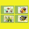 Mini-Baustein-Set für Kinder von 9-12 Jahren, Insekten- und Tierfiguren, Mikro-Bausteine, Spielzeug, Geschenk