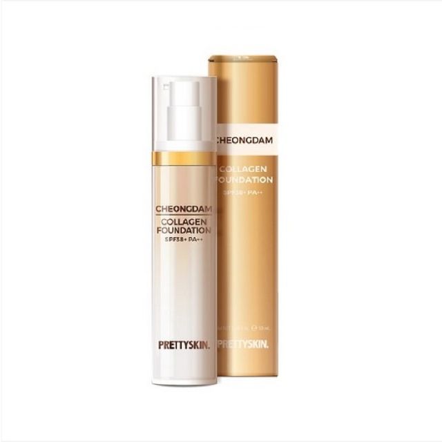 Pretty skin - Cheongdam Collagen Foundation - 3 Colors #23 Beige
