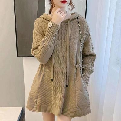 Sudadera para Mujer Suéter Oversize con Capucha Felpa Engrosada Holgada Casual Jersey Manga Larga Top Sudadera