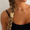 Cuerda para el pelo Metal Decoración de coleta Goma elástica para el pelo Banda elástica para el pelo para mujer Cómodo No irritante Cuero cabelludo Accesorio para el pelo