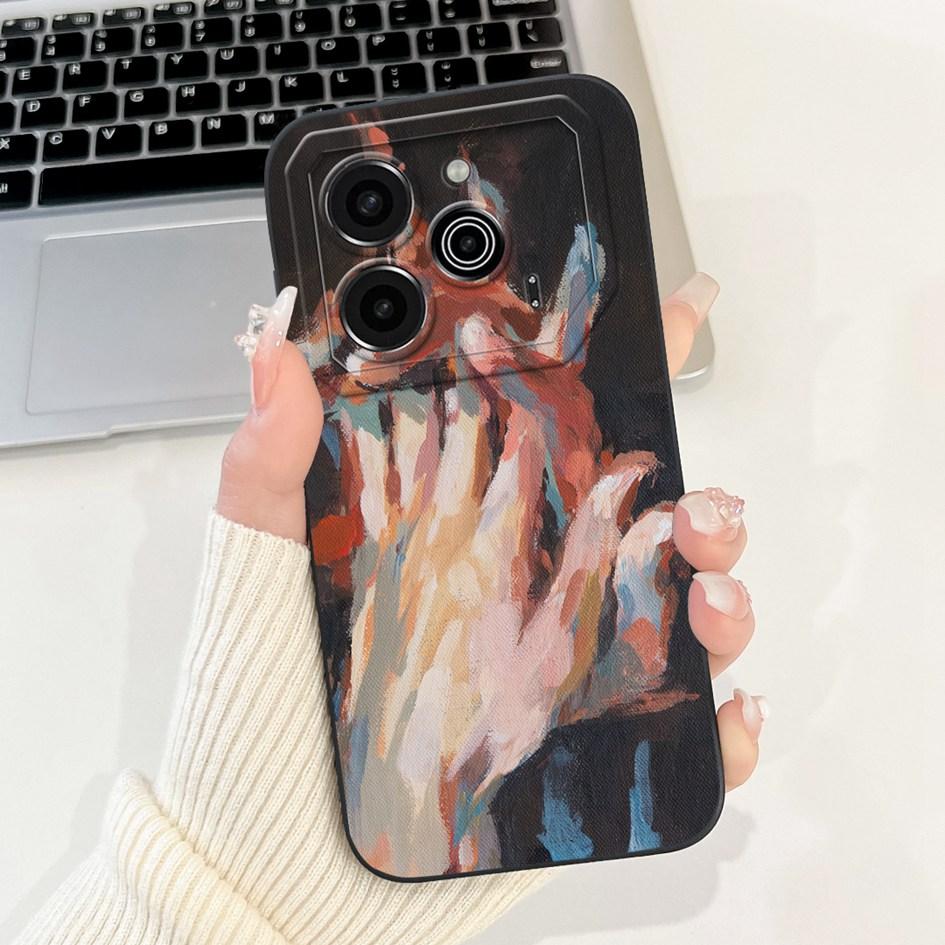Pova 6 Case For Tecno Pova 6 Pro 5G Silicone Cover Cute Dinosaur Panda Camera Lens Protector Bumper For Tecno Pova6 Pro LI9 Capa