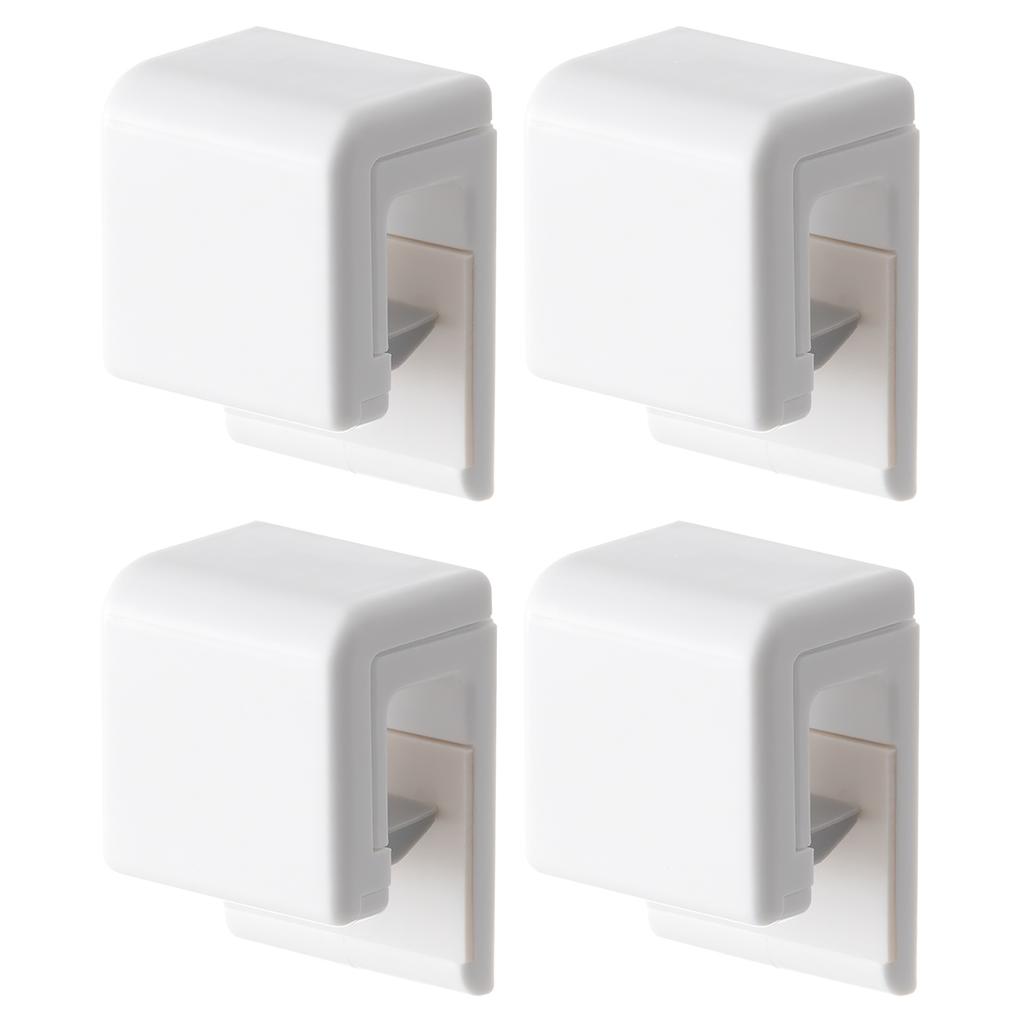 Wall Mounted Toothpaste Holder No Drilling Bathroom Organizer Hanging Shower Shelf for Toothbrush Face Wash Storage