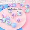 5/10pcs Cute Mini Rock Paper Scissors Game Keychains, Interesting Toys, Keychain, Wallet, Backpack Decor, Stress Relief, Party Favors,Random Colors