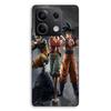 Phone Case - MANIACASE - Xiaomi Redmi Note 13 5G - TPU Silicone - 3D Anime (Sangoku, Naruto, Luffy) - Black