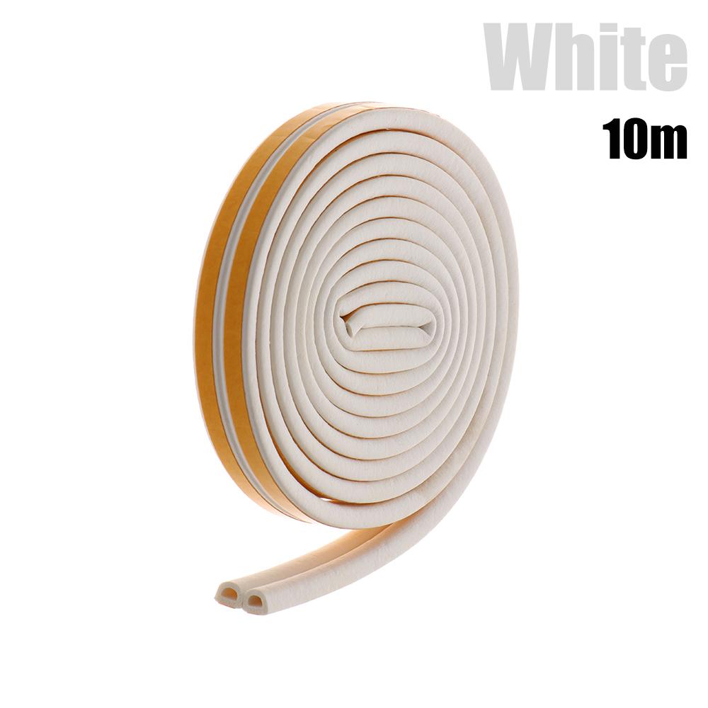 

5/10M Home Weather Strips Anti Collision Seal Strip Window Door Foam Draught Excluder 5m белый