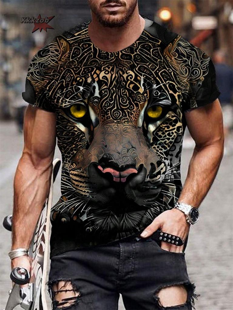 Vintage Animal Eagle 3D Printed Men's T Shirts Casual Short Sleeve Tee Shirt Fashion Outfits Streetwear O Neck Oversized Tops