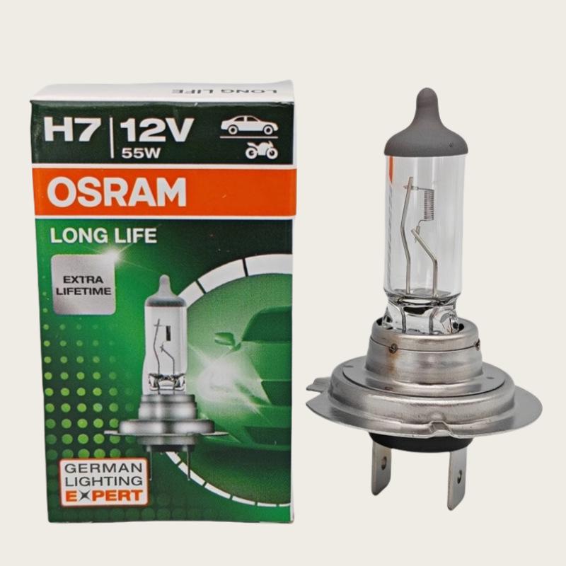 Osram H4 H7 H1 H3 H11 Halogen Car Headlight & Fog Light Bulbs for High/Low Beam & Trucks