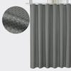 Mildew-proof Plain Waffle Shower Curtain Solid Color Bathroom Partition Curtain  Hotel