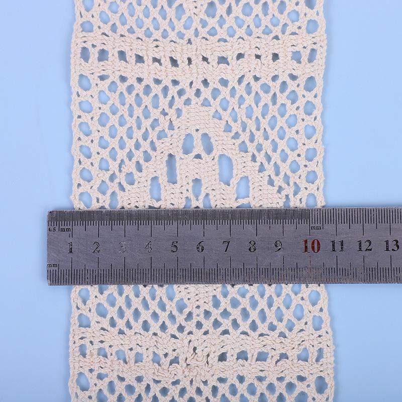 Cintura Tessuta in Pizzo Crochet di Cotone ad Alta Qualità per Cucito Abbigliamento Tessuto Fatto a Mano Accessori per Tovaglia Tenda