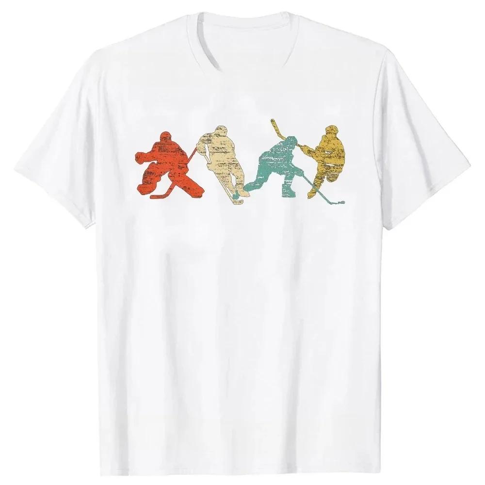 Graphic Cotton Streetwear Short Sleeve Birthday Gifts Summer Style Tshirt Men Funny Eat Sleep Hockey Repeat Christmas T Shirt