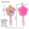 Pentagram Cartoon Magic Comb: Transparent, Anti-Tangle, Portable Hair Smoothing Comb for Kids