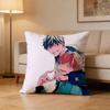 Japanses Cartoon Given Pillow Case For Sofa Living Room Home Office Decor Protective Cover
