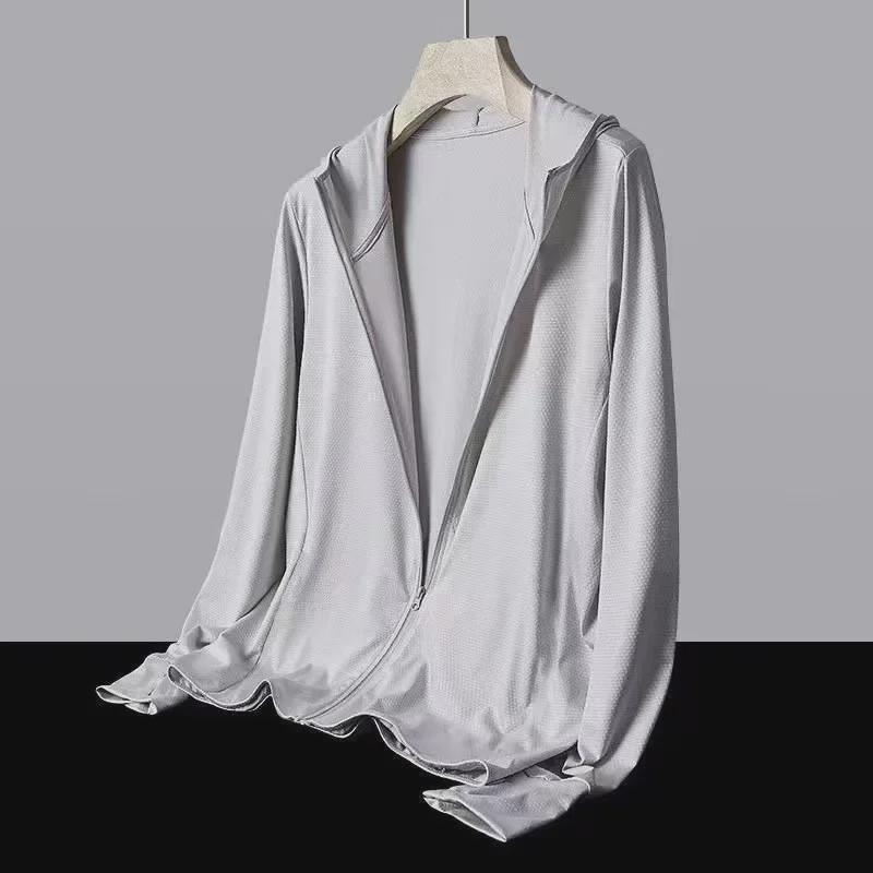 

Ультратонкая куртка Ice Silk с защитой от ультрафиолета для мужчин и женщин - дышащая летняя одежда для рыбалки на открытом воздухе 4XL