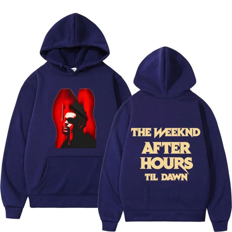 Weeknd After Hours Til Dawn Tour 2026 Hoodie Mens Graphic Pullover Sweatshirt Fall Casual Streetwear