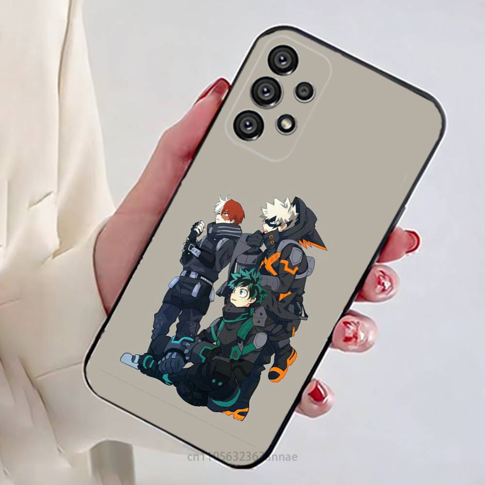 Deku Bakugou Shouto Hero A-Academia Phone Case for Samsung Galaxy A73,23,53,33,14,24,13,72,22,52,32,54,A34 Soft Cover
