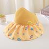 Children'S Sun Hat Summer Sun Protection Empty Top Hat Knitted Splicing Big Edge Hat Cute Dinosaur Spaceship Adjustable
