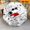 1pc Snoopy umbrella Portable 8-rib structure suitable for all seasons, home, travel, outdoor umbrella