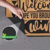 WELCOME I HOPE YOU BOUGHT WINE Doormat Rubber Bathroom Kitchen Mat Garden Garage Door Floor Mat Non-Slip Carpet Rug