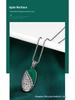 Jade Angel S925 Sterling Silver Chalcedony Cat's Eye Ethnic Retro Pendant Necklace