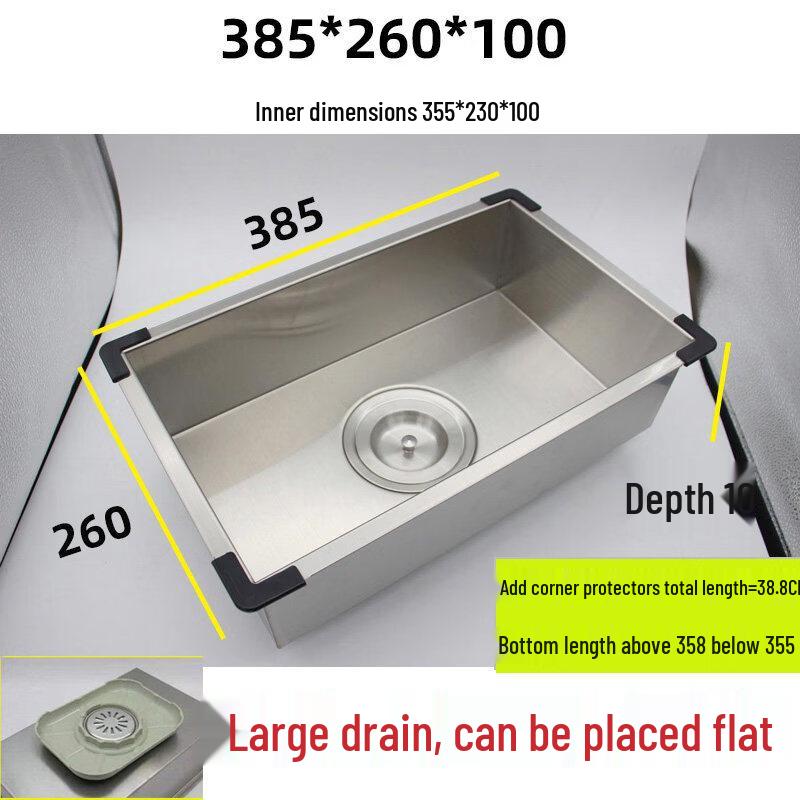 TLXT Stainless Steel Kitchen Storage Basin