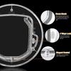 Round Plastic Pet Door: Cat Flap, Dog Door, Pet Fence, Puppy Access