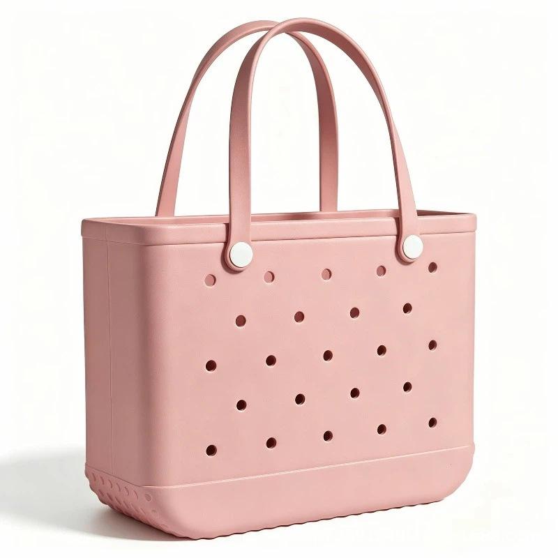 Borsa da Spiaggia EVA Grande Capacità Borsa a Rete Donna Borsa da Viaggio Custodia Accessori Fai-da-te Impermeabile Leggera