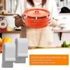 Oven Lid Flexible Bumper Protector Clips 8PC Cookware Protector Clips Cookware Protectors Pan Clips Protective Clips for Display